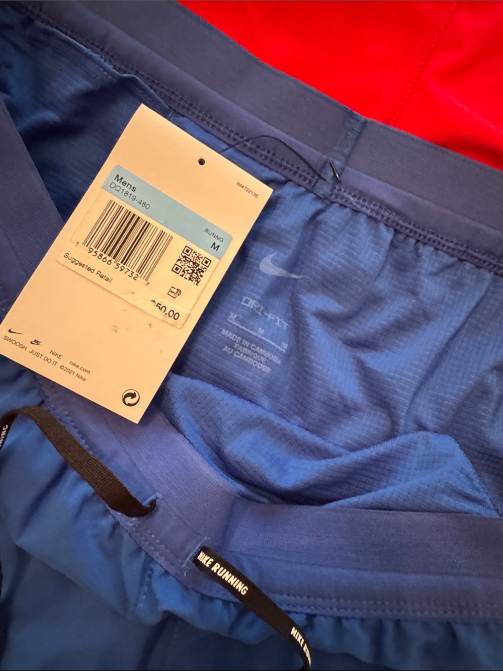 BUNDLE- Nike Dry-Fit Men's Athletic Shorts Set - Blue, Red, Black - Picture 4 of 9